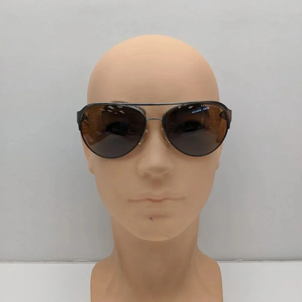 Armani Exchange AX2015S 6079/83 Polarized Aviator Sunglasses 62/14-125 / JLE838